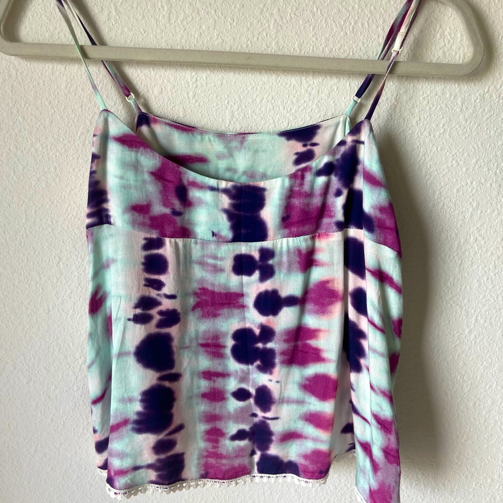 Design lab tie dye blouse